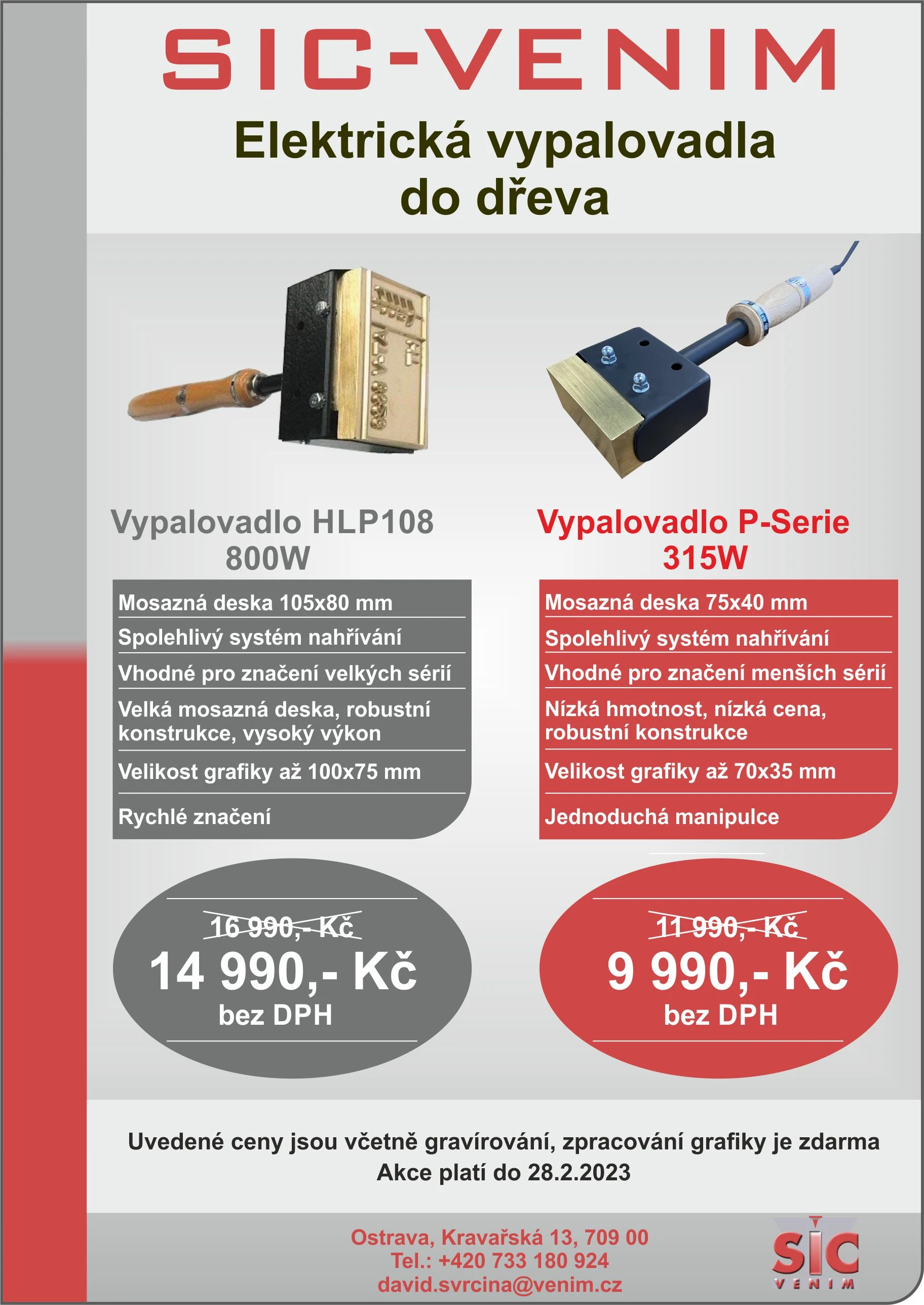AKCE: Elektrick&aacute; vypalovadla do dřeva