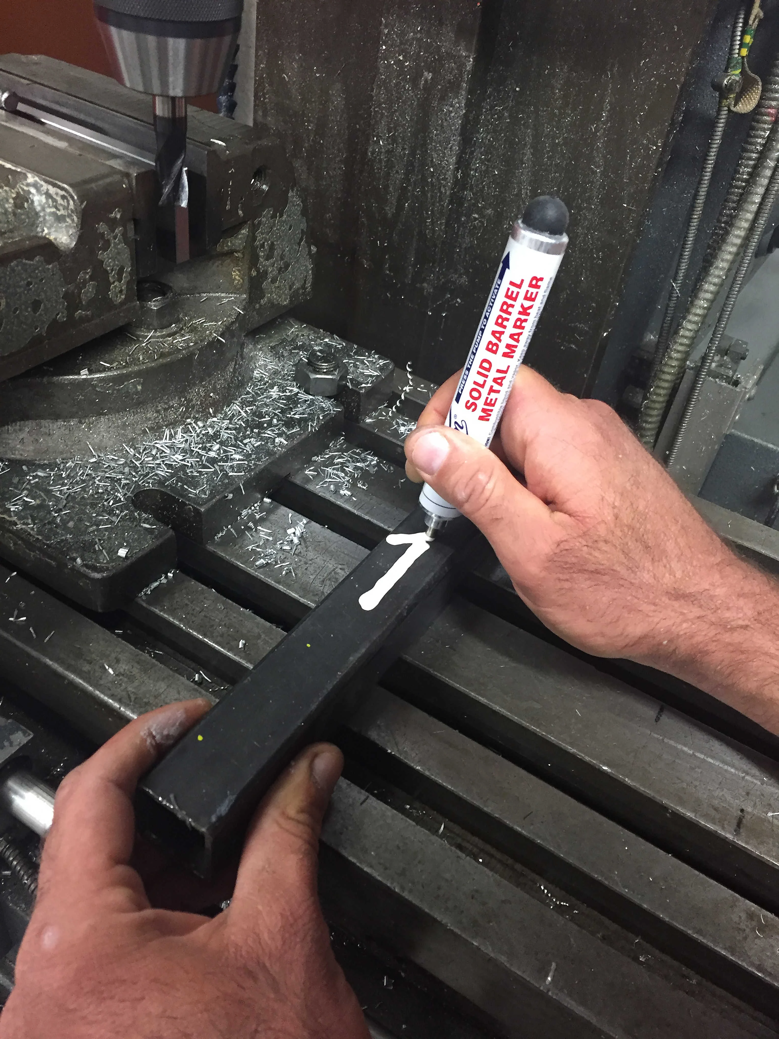 NissenSolidMetalBarrelMarker pouziti